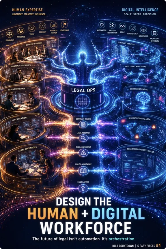 Part 4: Design the Human + Digital Workforce: Why LegalOps Was Built for This Moment